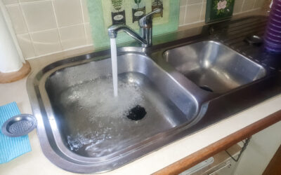 How to deal with a blocked kitchen sink?